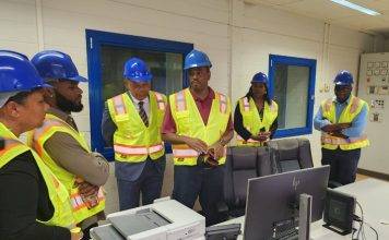 PM Mercelina goes on a Surprise Visit to GEBE Power Plant