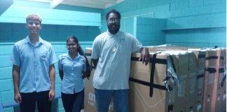 SVOBE schools grateful for donation of 9 smartboards from Heerbeeck College in Best/Netherlands