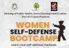 Department of Community Development, Family & Humanitarian Affairs (CDHA) section Women’s Desk Rolls Out Successful Women’s Self-Defense Bootcamp