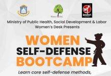 Department of Community Development, Family & Humanitarian Affairs (CDHA) section Women’s Desk Rolls Out Successful Women’s Self-Defense Bootcamp