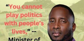 Minister Lewis re-assures prison personnel, says political game-playing has no place