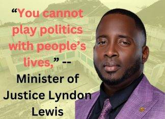 Minister Lewis re-assures prison personnel, says political game-playing has no place