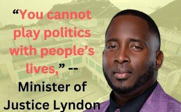 Minister Lewis re-assures prison personnel, says political game-playing has no place