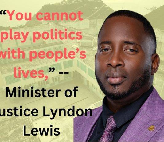 Minister Lewis re-assures prison personnel, says political game-playing has no place