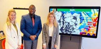 Minister Lewis Meets with Halt Foundation Representatives