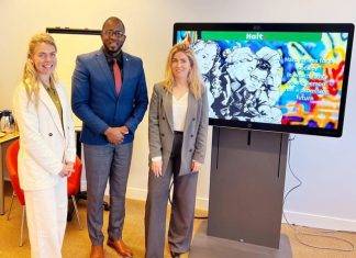 Minister Lewis Meets with Halt Foundation Representatives