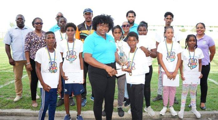 River Doree Combined School the Champions of Republic Bank’s 2024 ‘Five for Fun’ Cricket Programme