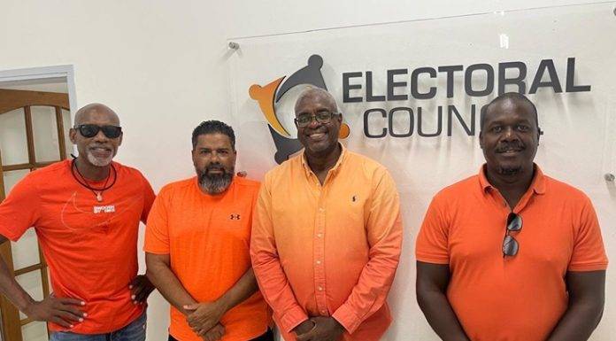 Franklin Meyers registers Soualiga Action Movement (SAM) with Electoral Council