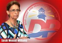 DP Leader Sarah Wescot wants full disclosure of the tragic shooting incident of July 28th on St. Maarten