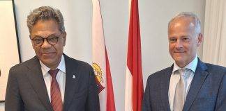 Prime Minister Dr. Luc Mercelina’s meets new state secretary Mr. Zsolt Szabó