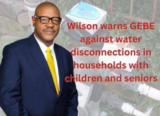 Wilson warns GEBE against water disconnections in households with children and seniors