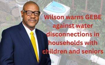 Wilson warns GEBE against water disconnections in households with children and seniors