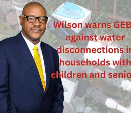 Wilson warns GEBE against water disconnections in households with children and seniors