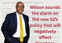 Wilson sounds the alarm on the new SZV policy that will negatively affect directors