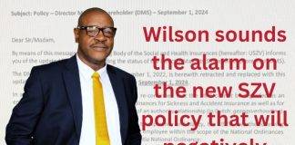 Wilson sounds the alarm on the new SZV policy that will negatively affect directors