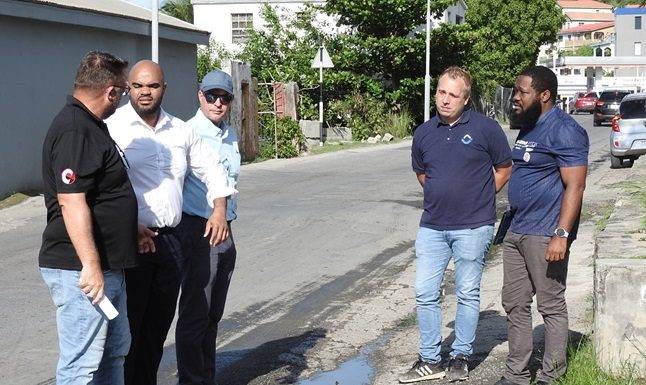 Gumbs begins assessment of roads