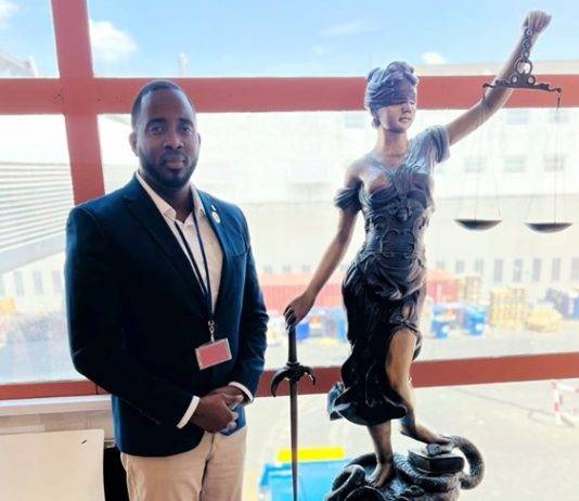 Minister of Justice Lyndon Lewis addresses increase in gun violence