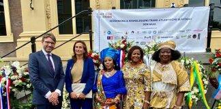 Deputy Minister Plenipotentiary Arrindell attends Several Commemoration Events