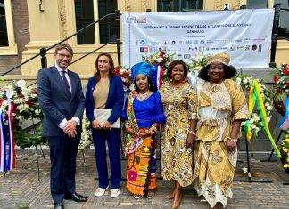 Deputy Minister Plenipotentiary Arrindell attends Several Commemoration Events