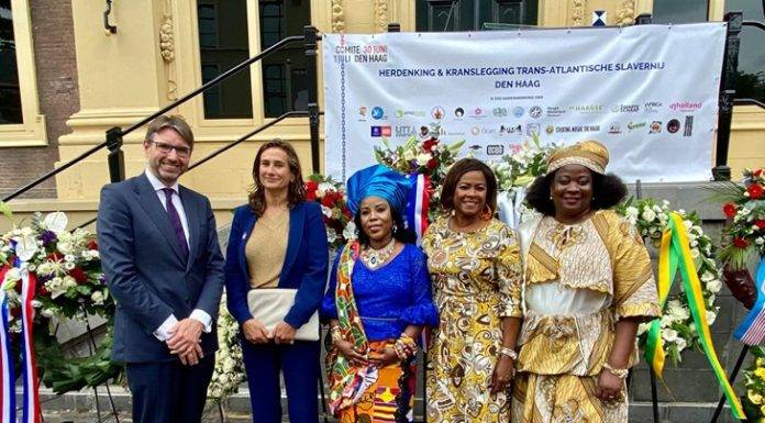 Deputy Minister Plenipotentiary Arrindell attends Several Commemoration Events