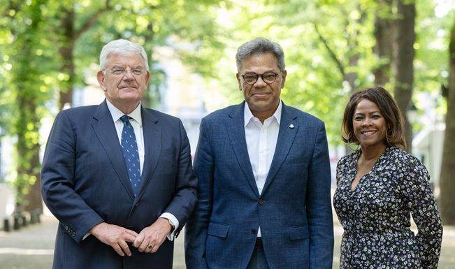 Prime Minister Dr. Luc Mercelina Meets with The Mayor of The Hague