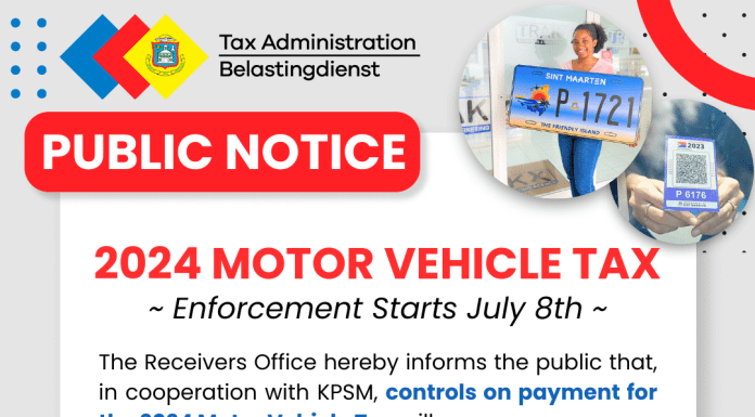 Public Notice: 2024 Motor Vehicle Tax Payment Enforcement Begins July 8th