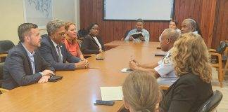 Prime Minister Dr. Luc Mercelina Engages in Key Discussion on Police Challenges with Sint Maarten Police Force (KPSM)
