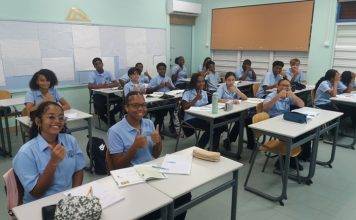 SVOBE Schools happy with school furniture sent by MS IQ foundation