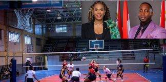 Minister Lewis and Heyliger-Marten initiate project for L.B. Scott Sports Auditorium cooling system