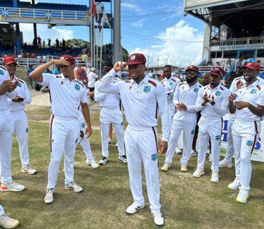 Lewis: Congratulations to Keacy Carty on Historic Test Cricket Debut