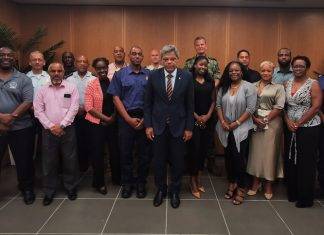 EOC Meets to Debrief on the Passing of Tropical Storm Ernesto