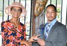 Isaiah Peterson awarded 2024 President of Parliament Award.