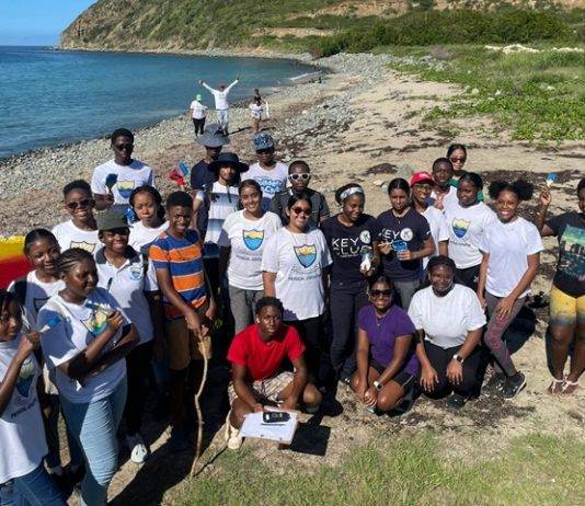 Academy Key Club Launches Clean Shores Project at Little Bay