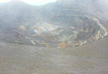 Temperatures above existing background (BASE) levels detected at the La Soufriere Volcano