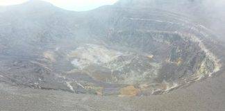 Temperatures above existing background (BASE) levels detected at the La Soufriere Volcano