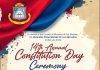 14th Anniversary of Constitution Day to be celebrated on October 14th 2024