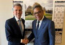 Honorable Prime Minister Dr. Luc Mercelina Holds High-Level Discussions with Dutch Prime Minister Dick Schoof in New York