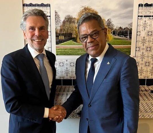 Honorable Prime Minister Dr. Luc Mercelina Holds High-Level Discussions with Dutch Prime Minister Dick Schoof in New York
