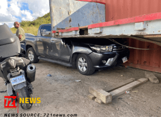 Traffic accident on Sucker Garden road