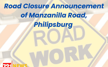 Road Closure Announcement of Manzanilla Road, Philipsburg