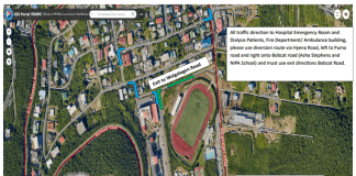 PUBLIC ANNOUNCEMENT- JACKAL ROAD, CAY HILL ROAD CLOSURE STARTING MONDAY OCTOBER 7TH