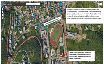 PUBLIC ANNOUNCEMENT- JACKAL ROAD, CAY HILL ROAD CLOSURE STARTING MONDAY OCTOBER 7TH