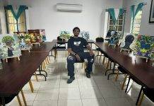 Premiere for St. Eustatius: art exhibition Frederick Calmes