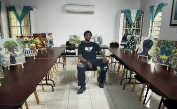Premiere for St. Eustatius: art exhibition Frederick Calmes