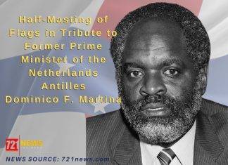 Half-Masting of Flags on Monday in Tribute to Former Prime Minister Don Martina