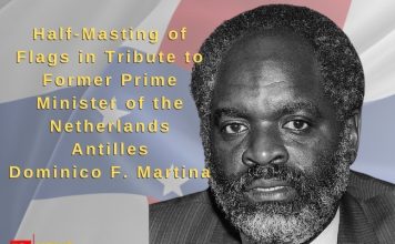Half-Masting of Flags on Monday in Tribute to Former Prime Minister Don Martina