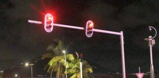 Traffic lights up and running