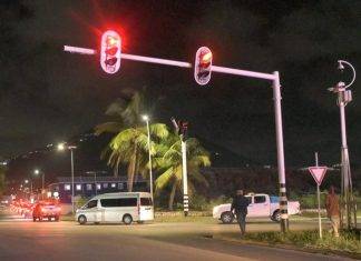 Traffic lights up and running