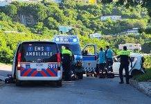 Accident on Mountain Dove Road in Point Blanche