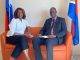 Minister of VSA, Mr. Brug and Minister Plenipotentiary Ms. Arrindell discuss pressing issues to build a stronger, healthier future for the nation.
